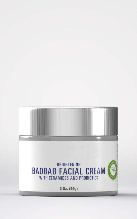 SAMPLE - Brightening Baobab Facial Cream with Ceramides and Probiotics