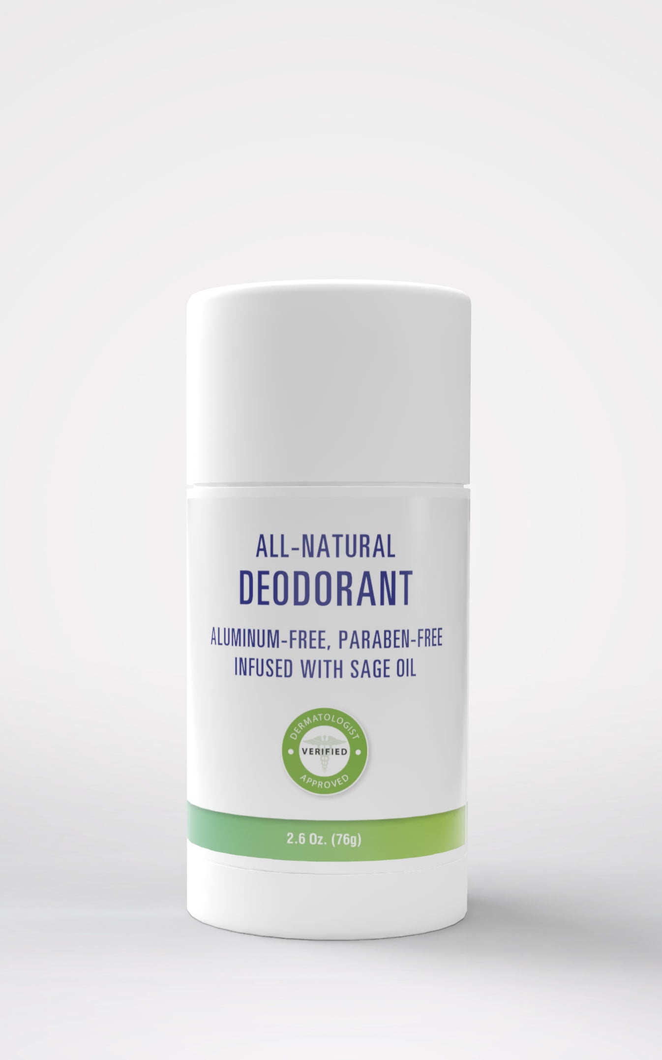 SAMPLE - All-Natural Deodorant - Aluminum Free, Paraben Free, Infused with Sage Oil