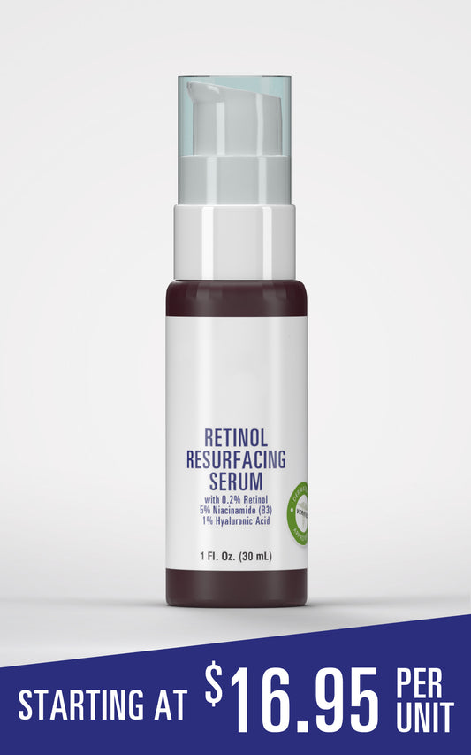 Retinol Resurfacing Serum with 0.2% Retinol, 5% Niacinamide (B3), 1% Hyaluronic